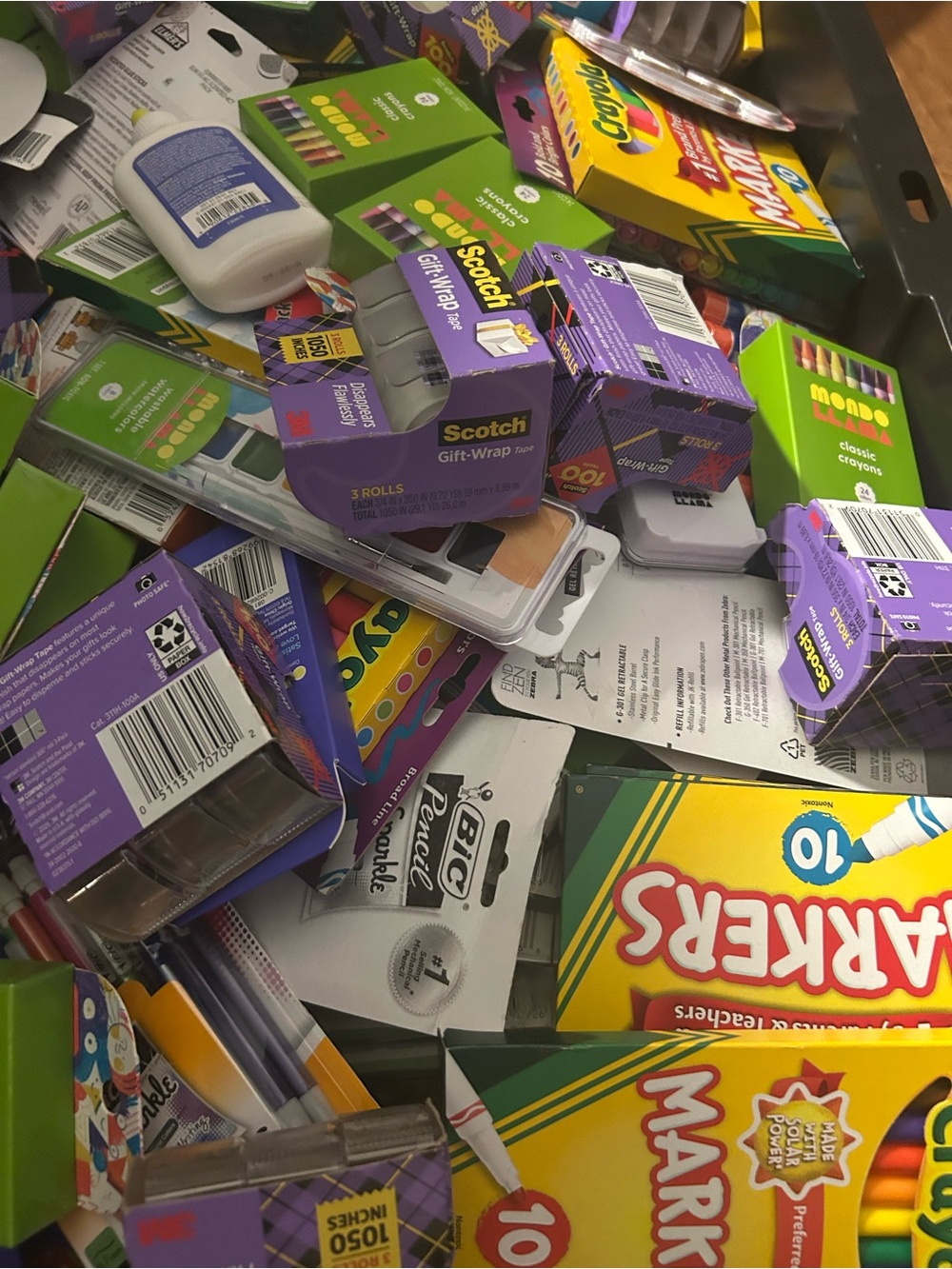 5lb Box of school supplies